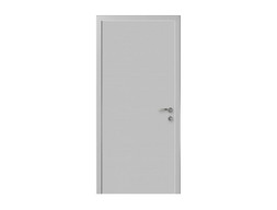 Влагостойкая межкомнатная дверь KAPELLI Classic Моноколор одностворчатая серая 7035